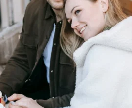 A YOUNG COUPLE SITTING TOGETHER TALKING TALKING LOVE POEMS