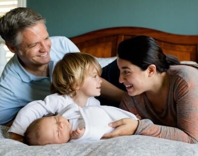 PARENTS PLAYING WITH KIDS